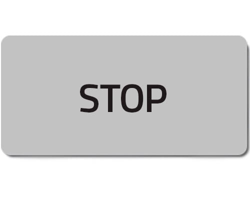 NEW ELFIN - TARGHETTA ADES.STOP