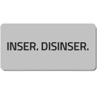 NEW ELFIN - TARGHETTA ADES.INSERITO-DISINSERITO