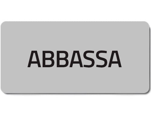 NEW ELFIN - % TARGHETTA ADES.ABBASSA