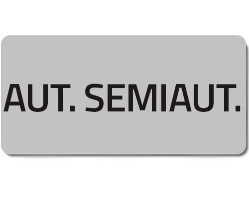 NEW ELFIN - % TARGHETTA ADES.AUT.-SEMIAUT.