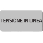 NEW ELFIN - % TARGHETTA ADES.TENSIONE IN LINEA 02034T