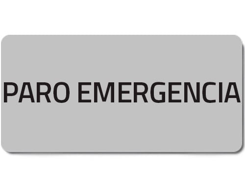 NEW ELFIN - % TARGHETTA ADES.PARO EMERGENCIA