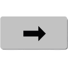 NEW ELFIN - TARGHETTA SIMBOLO MOV.LINEARE ORIZZ