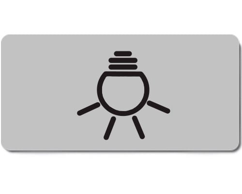 NEW ELFIN - TARGHETTA SIMBOLO LUCE