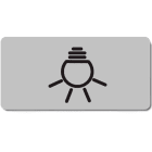 NEW ELFIN - TARGHETTA SIMBOLO LUCE 02078T