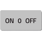 NEW ELFIN - % TARGHETTA ADES.ON 0 OFF 02092T