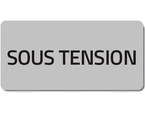 NEW ELFIN - % TARGHETTA ADES.SOUS TENSION