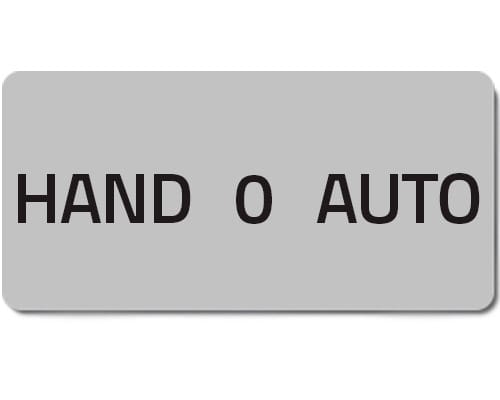 NEW ELFIN - TARGHETTA ADES.HAND 0 AUTO