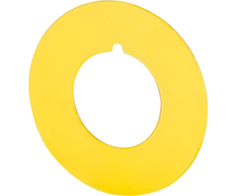 NEW ELFIN - TARGHETTA GIALLA D.45 NEUTRA