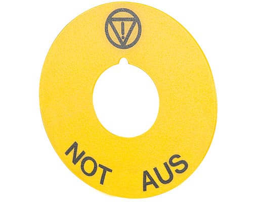 NEW ELFIN - TARGH.GIALLA D60 NOT-AUS