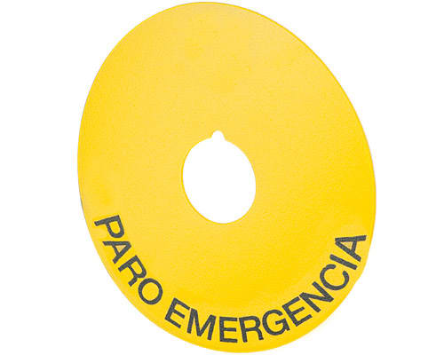 NEW ELFIN - TARGHETTA GIALLA 90 PARO EMERGENCIA 020DD37