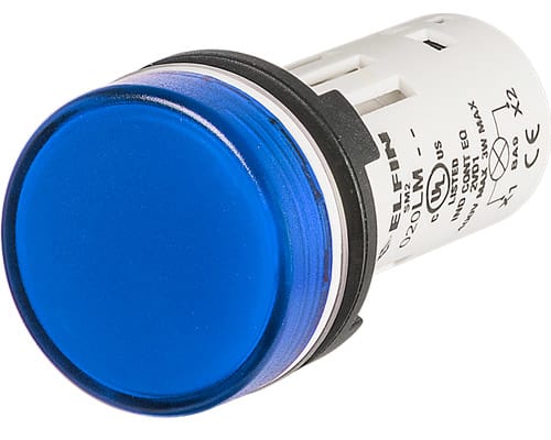 NEW ELFIN - LAMPADA MONOLITICA BLU