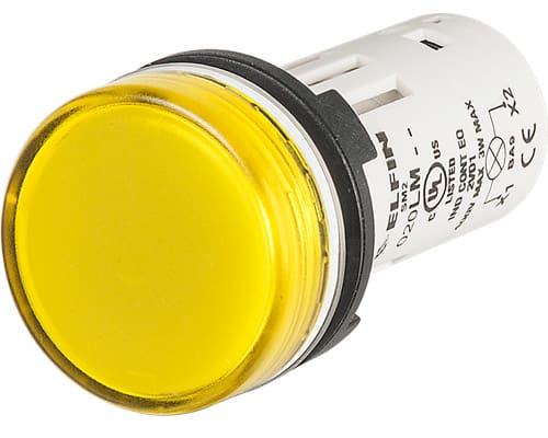 NEW ELFIN - LAMPADA MONOLITICA GIALLA 020LMG