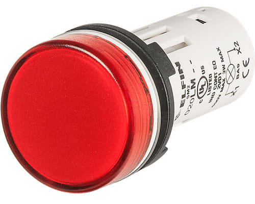 NEW ELFIN - LAMPADA MONOLITICA ROSSA