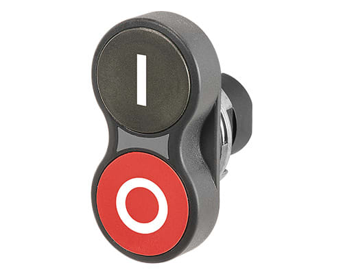 NEW ELFIN - PULS.DOPPIO LUM.ROSSO NERO SIMB.O-I