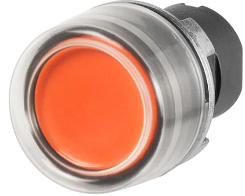 NEW ELFIN - PULSANTE INT.C.GOMMA ARANCIO