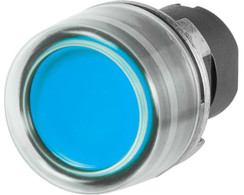 NEW ELFIN - PULSANTE INT.C.GOMMA BLU