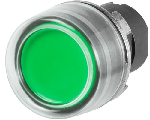 NEW ELFIN - PULSANTE INT.C.GOMMA VERDE