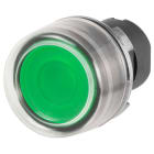 NEW ELFIN - PULSANTE LUM.INT.C.GOMMA VERDE 020PLICGV