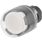 NEW ELFIN - PULSANTE LUM.PROT. C.GOMMA BIANCO