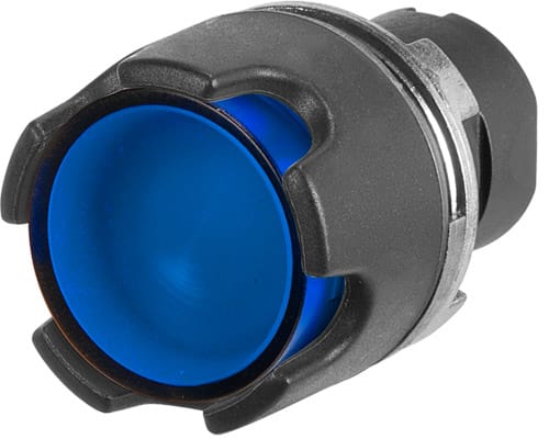 NEW ELFIN - PULSANTE PASSO LUM.PROTETTO BLU