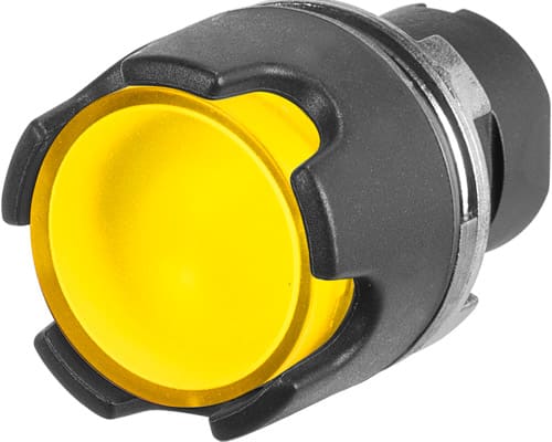 NEW ELFIN - PULSANTE PASSO LUM.PROTETTO GIALLO