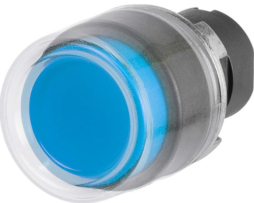 NEW ELFIN - PULSANTE SPORGENTE C.GOMMA BLU