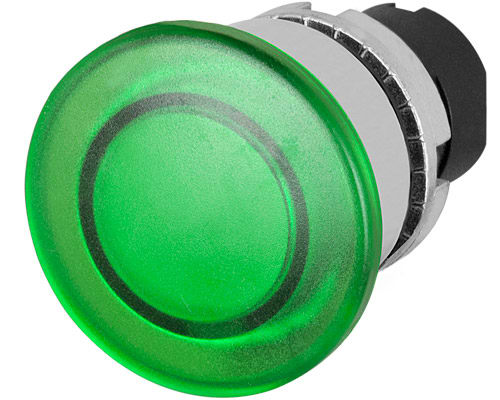 NEW ELFIN - PULSANTE T.FUNGO LUM.VERDE MET.
