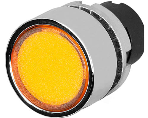 NEW ELFIN - PULSANTE T.INTERO LUM.ARANCIO MET.