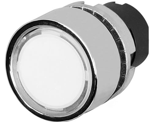 NEW ELFIN - PULSANTE T.INTERO LUM.INCOLORE MET.