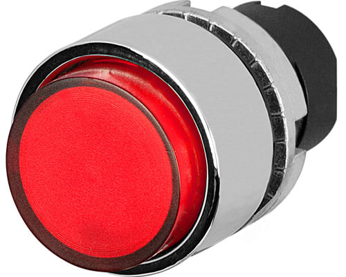 NEW ELFIN - PULSANTE T.SPORG.LUM.ROSSO MET.