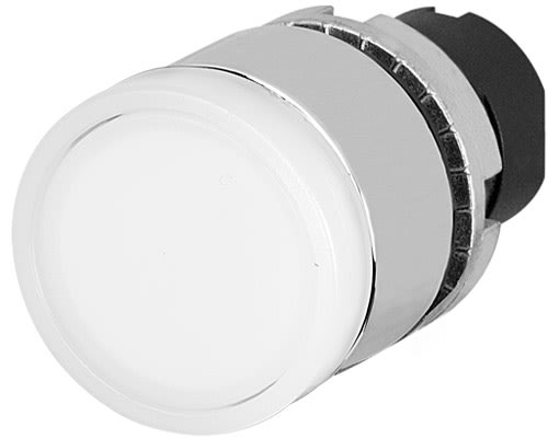 NEW ELFIN - PULSANTE T.SCHERMATO LUM.BIANCO MET