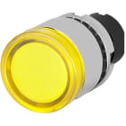 NEW ELFIN - PULSANTE T.SCHERMATO LUM.GIALLO MET