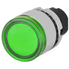 NEW ELFIN - PULSANTE T.SCHERMATO LUM.VERDE MET.