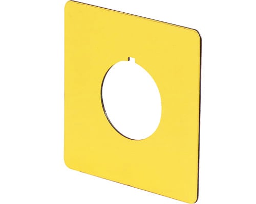 NEW ELFIN - TARGHETTA 50X50 GIALLA NEUTRA 020T50G