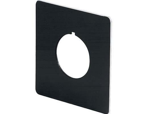 NEW ELFIN - TARGHETTA 50X50 NERA NEUTRA