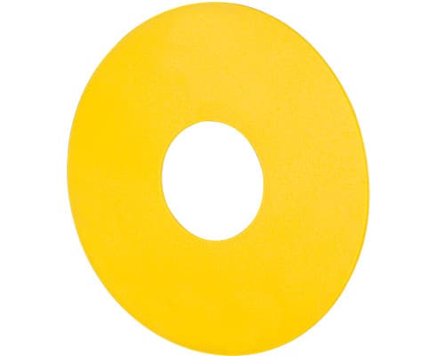 NEW ELFIN - TARGHETTA GIALLA D.90 NEUTRA