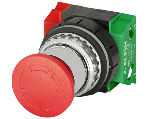 NEW ELFIN - PULSANTE FUNGO AGG.ROSSO NO+NC