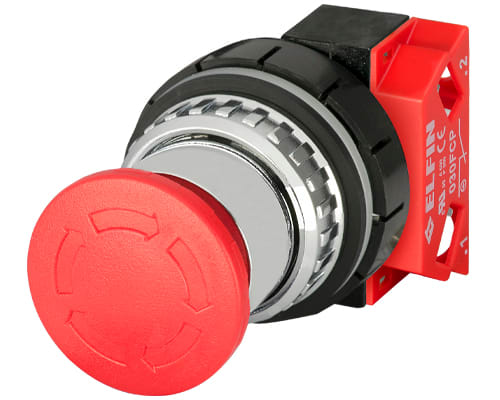 NEW ELFIN - PULSANTE FUNGO AGG.ROSSO NC