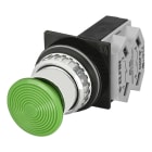 NEW ELFIN - PULSANTE FUNGO VERDE NO+NC 030PFVF1