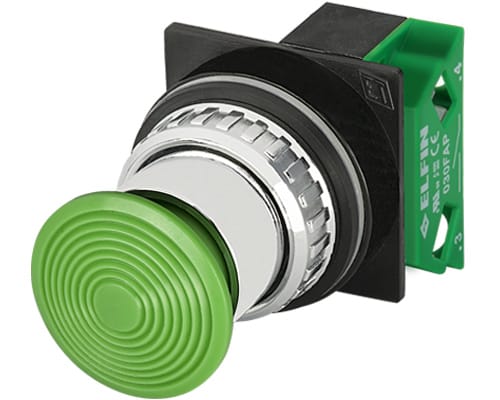 NEW ELFIN - PULSANTE FUNGO VERDE NO