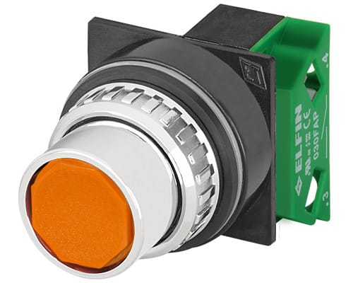 NEW ELFIN - PULSANTE ARANCIO NO