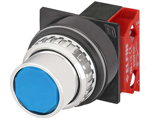 NEW ELFIN - PULSANTE BLU NC