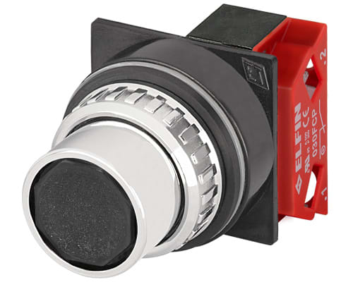 NEW ELFIN - PULSANTE NERO NC