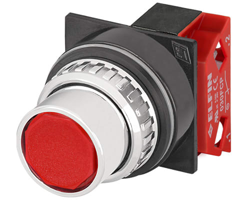 NEW ELFIN - PULSANTE ROSSO NC