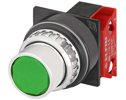 NEW ELFIN - PULSANTE VERDE NC