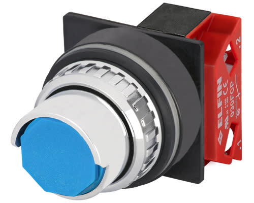 NEW ELFIN - PULSANTE BLU NC