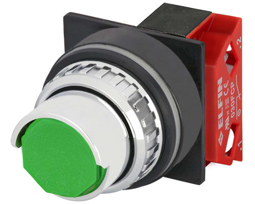 NEW ELFIN - PULSANTE VERDE NC