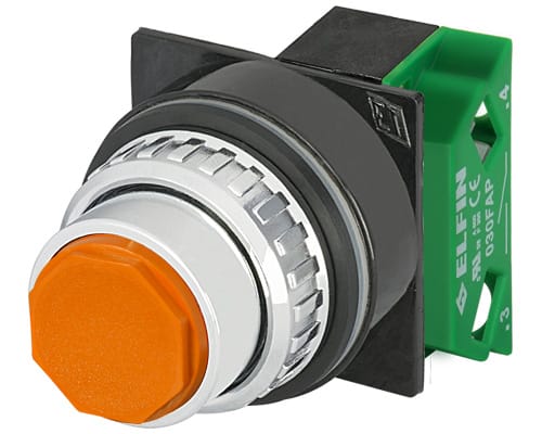 NEW ELFIN - PULSANTE ARANCIO NO