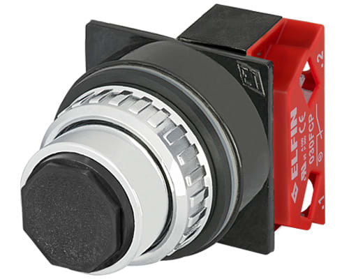 NEW ELFIN - PULSANTE NERO NC